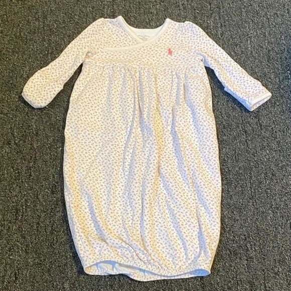 Ralph Lauren Pink Patterned Kids Sleep Sack - Picture 1 of 6